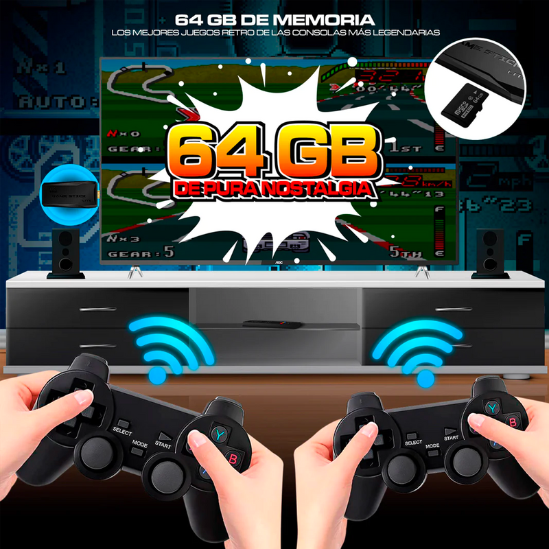 Consola De Videojuegos GameStick 4K - 20000 Juegos Retro